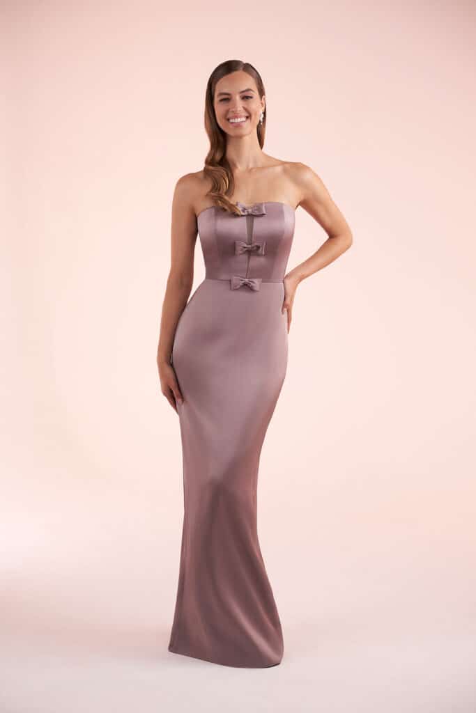 bliss bridesmaid dresses Bliss Bow Dress, in Steel Blue Stretch, Size: Small | Show Me Your Mumu